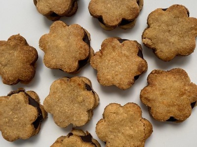 Galletas de mantequilla con chocolate