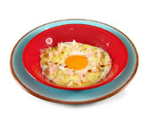 Huevos con queso holandés