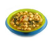 Garbanzos con acelgas