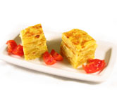 Tortilla de patatas con cebolla