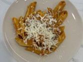 Pasta con salsa de calabaza